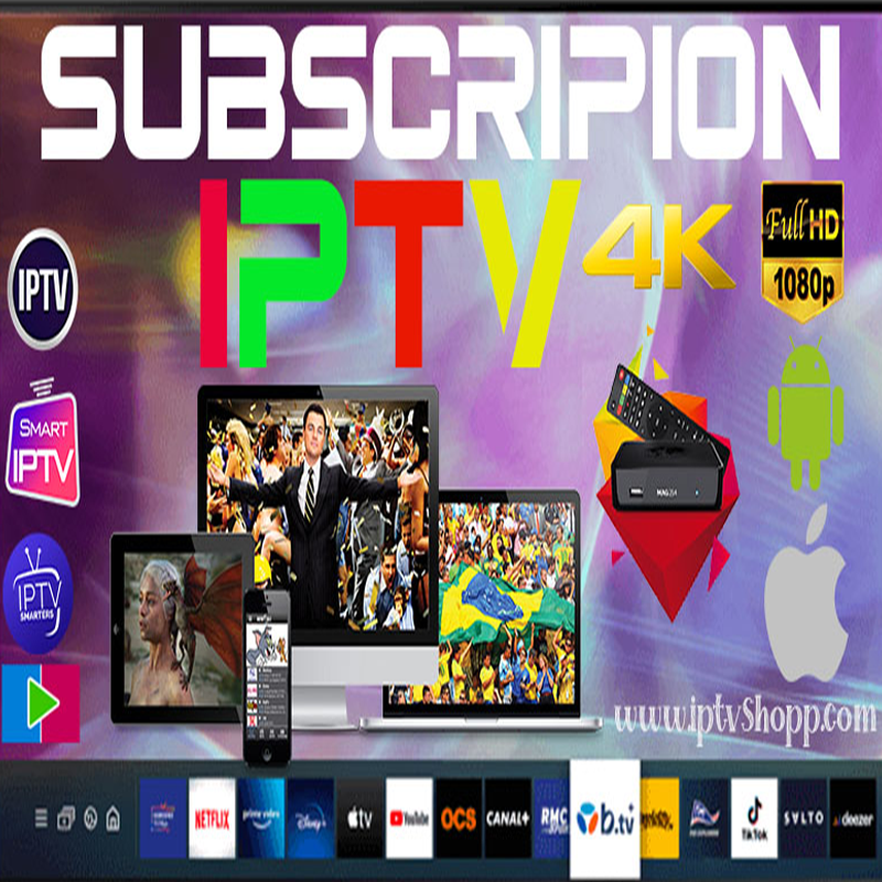 1 Year IPTV 4K Subscription IPTV 4K 12 months Worldwide Channels