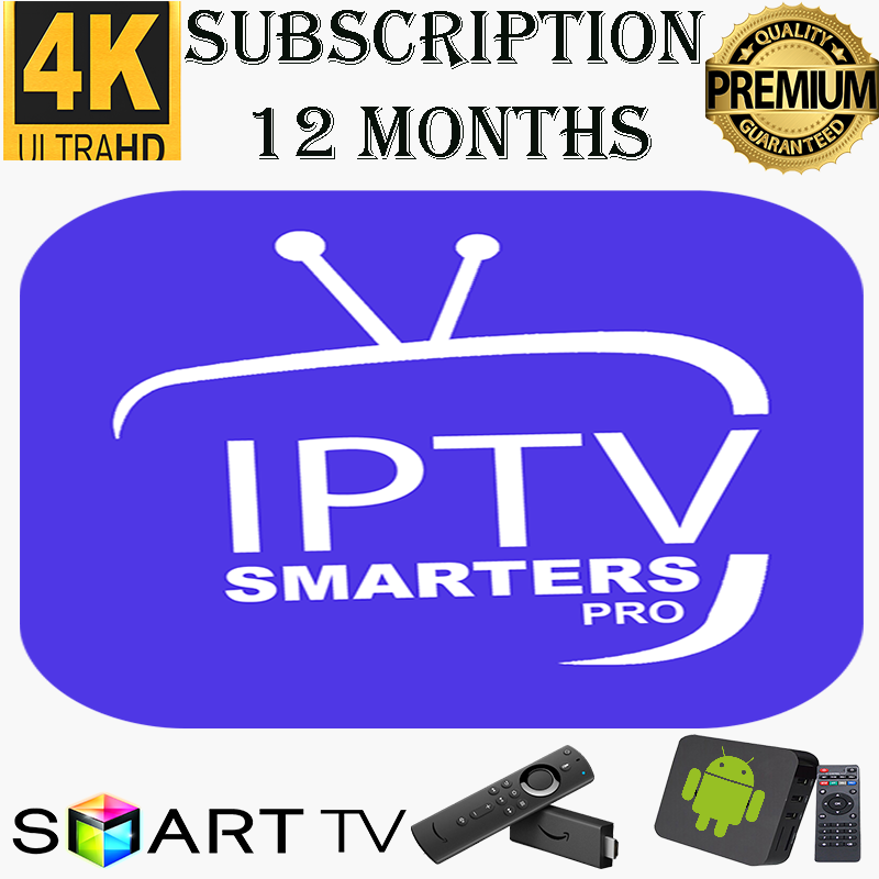 Subscription iptv smarters pro 12 months